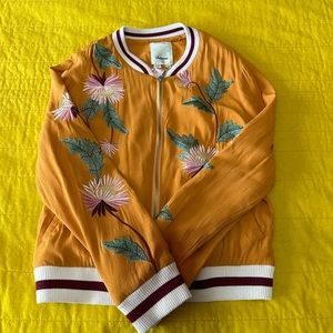 Elevenses Embroidered Bomber Jacket
